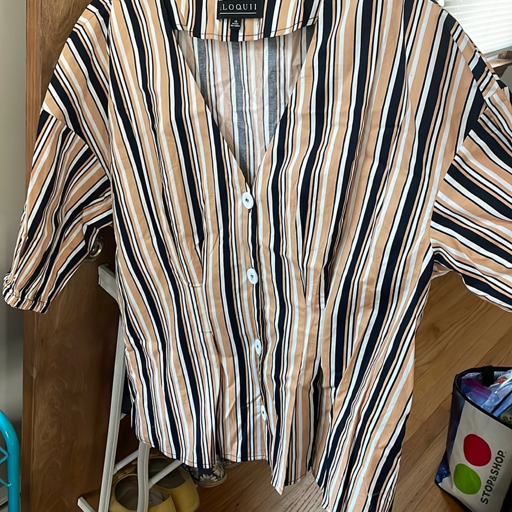 NWT eloquii button down top